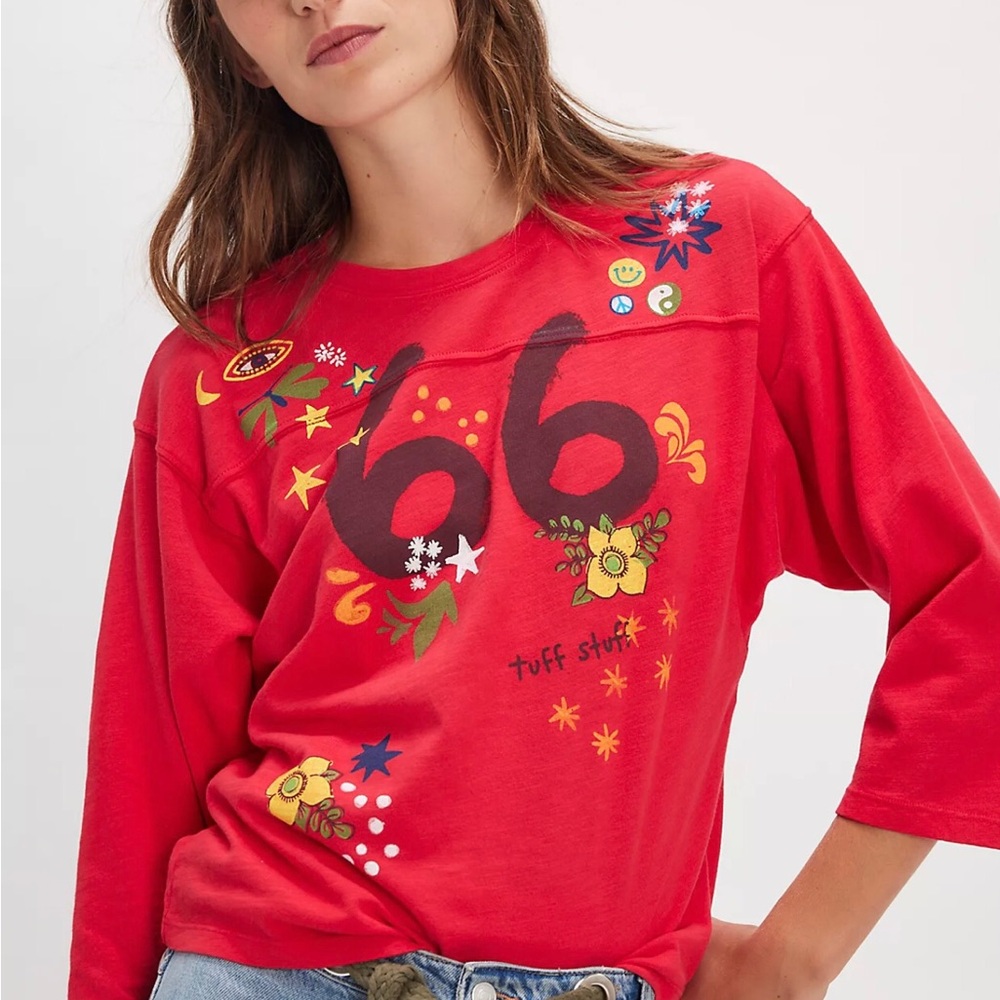 NWT MOTHER The Footballer Tee SOLD OUT